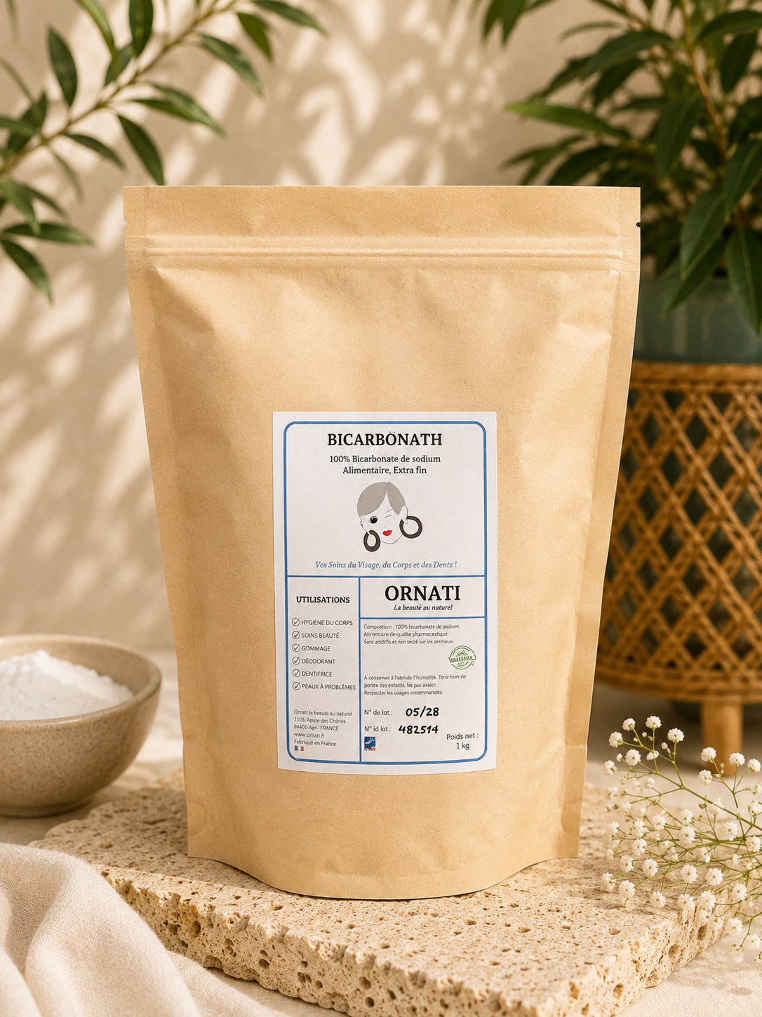 Bicarbonate de sodium alimentaire
